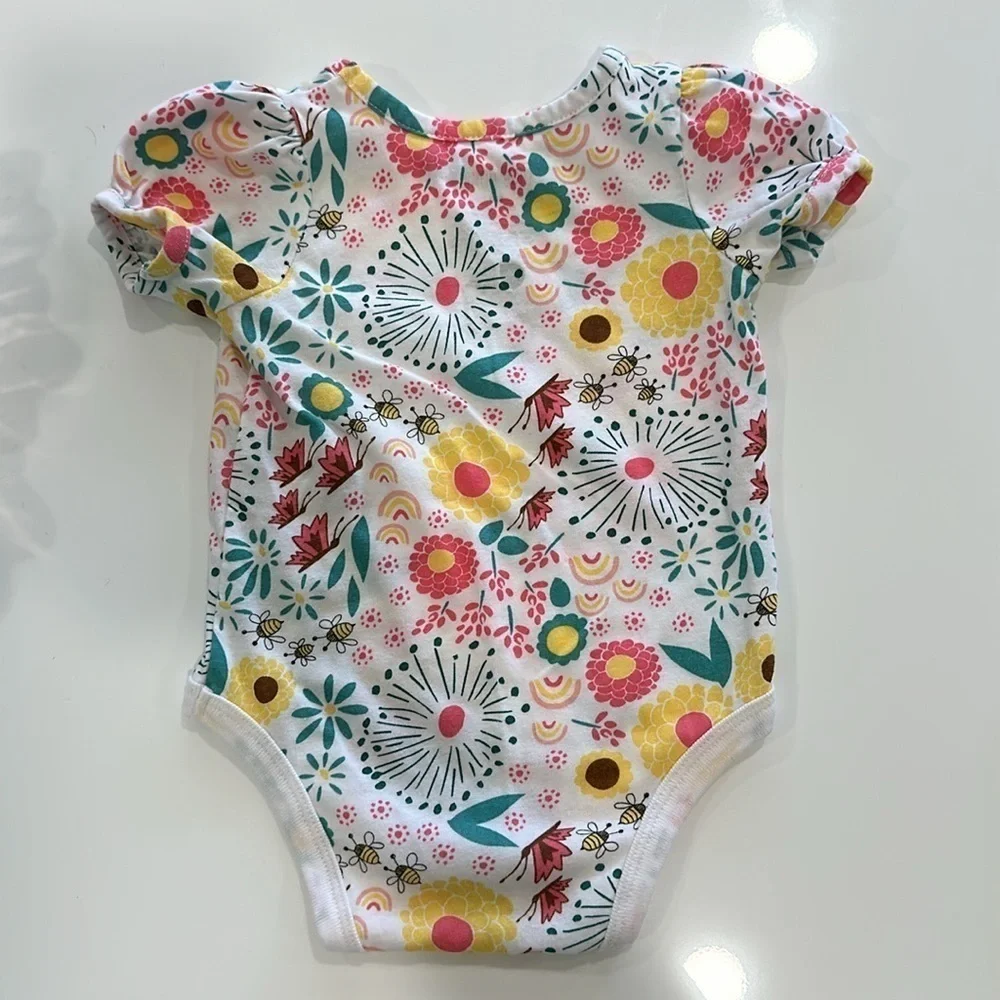 Floral baby matching set